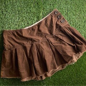 Brown Abercrombie & Fitch skirt